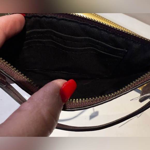 Coach Red Cherry Pattern Wristlet Comes with Dust bag - Picture 4 of 4